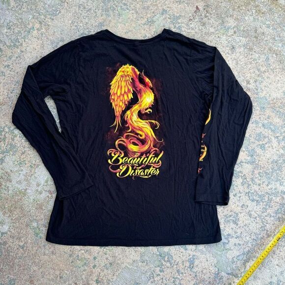 Beautiful Disaster Women’s Y2K Biker Shirt - Picture 4 of 4